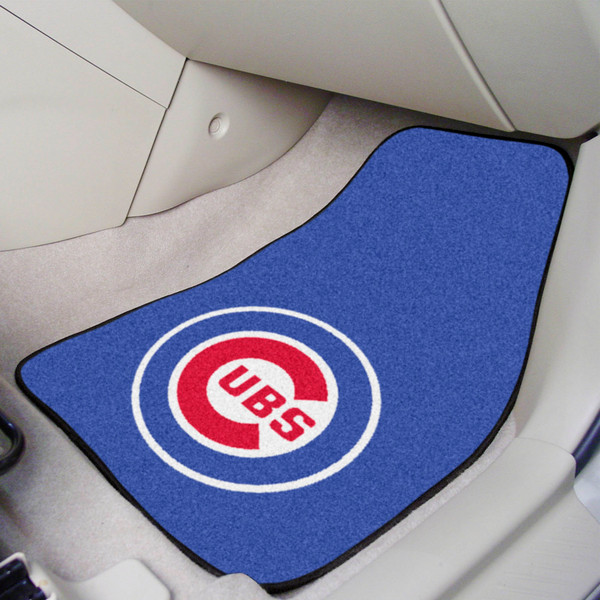 MLB - Chicago Cubs 2-pc Carpet Car Mat Set 17"x27"