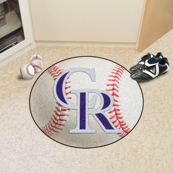 MLB - Colorado Rockies Baseball Mat 27" diameter