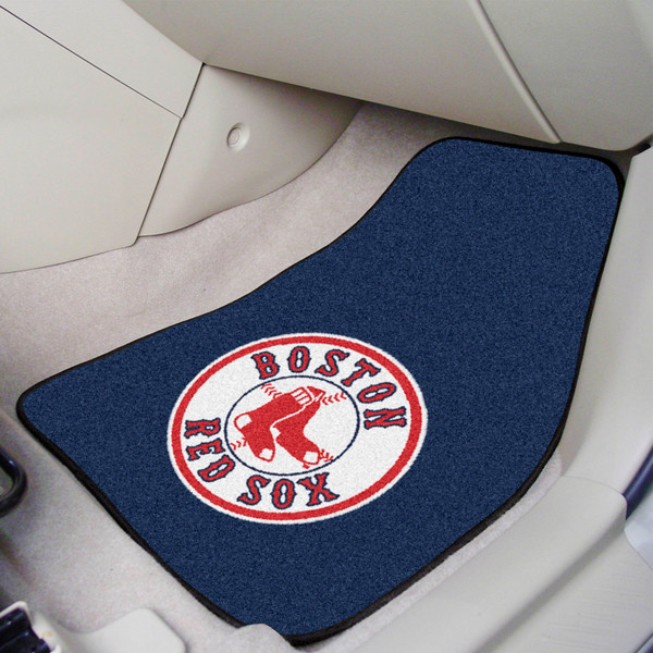 MLB - Boston Red Sox 2-pc Carpet Car Mat Set 17"x27"