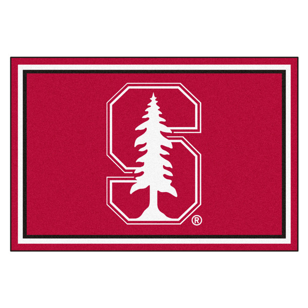 Stanford University - Stanford Cardinal 5x8 Rug Cardinal S Primary Logo Cardinal