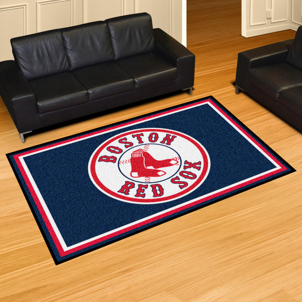 MLB - Boston Red Sox 5x8 Rug 59.5"x88"