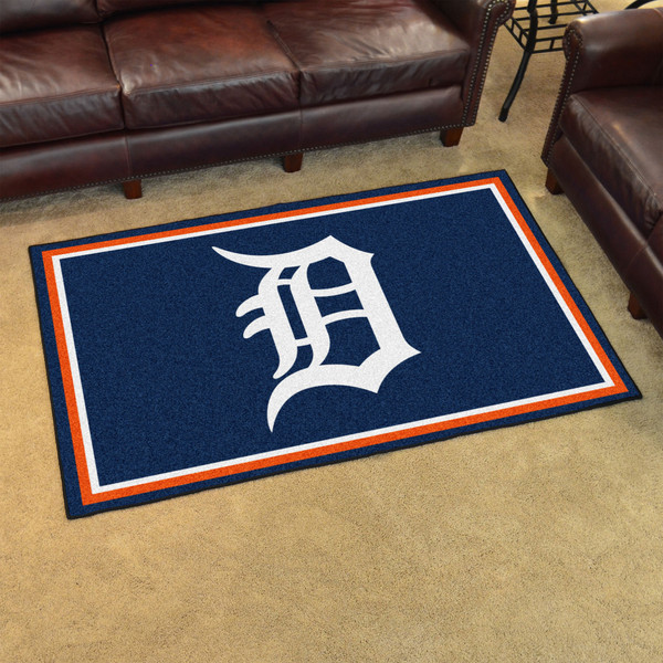 MLB - Detroit Tigers 4x6 Rug 44"x71"