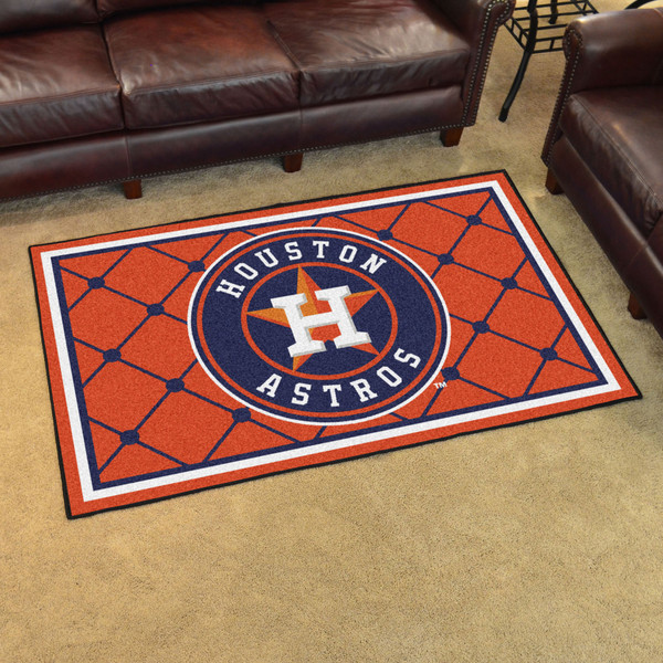 MLB - Houston Astros 4x6 Rug 44"x71"