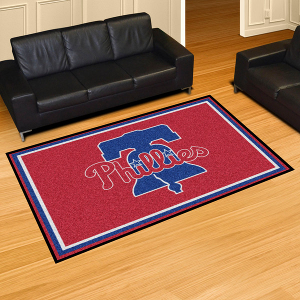 MLB - Philadelphia Phillies 5x8 Rug 59.5"x88"