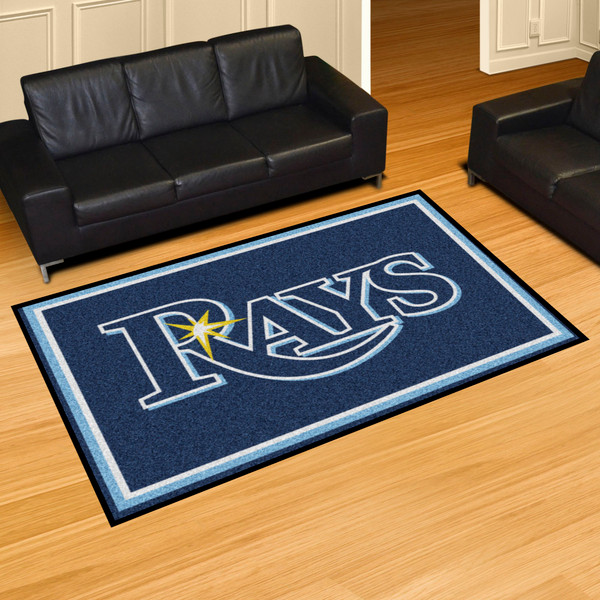 MLB - Tampa Bay Rays 5x8 Rug 59.5"x88"