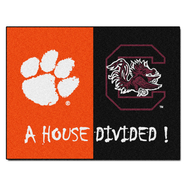 House Divided - Clemson / South Carolina - House Divided - Clemson / South Carolina House Divided House Divided Mat House Divided Multi