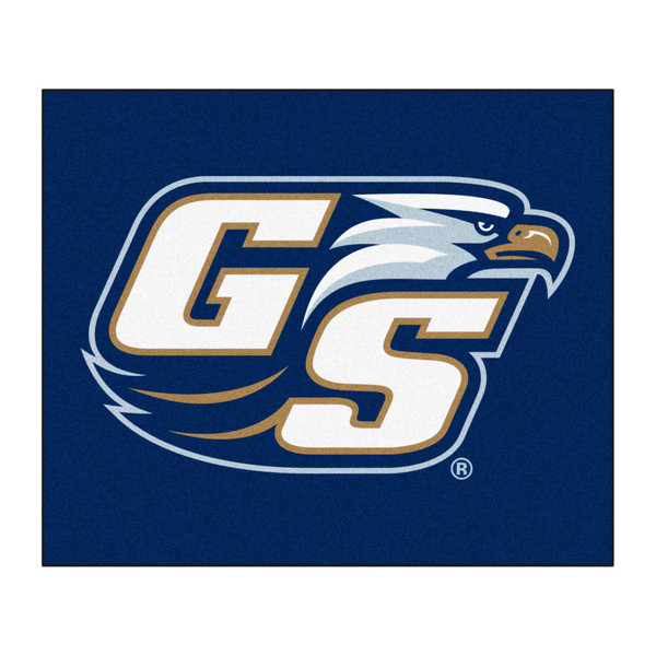Georgia Southern University - Georgia Southern Eagles Tailgater Mat "Eagle & 'GS'" Logo Blue