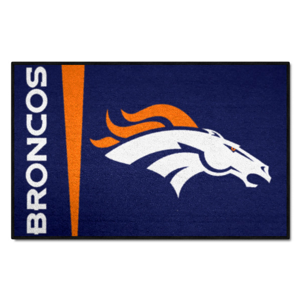 Denver Broncos Starter - Uniform "Bronco" Logo & Wordmark Navy