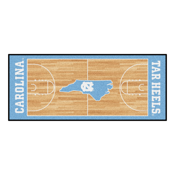University of North Carolina at Chapel Hill - North Carolina Tar Heels NCAA Basketball Runner "NC" Logo Blue