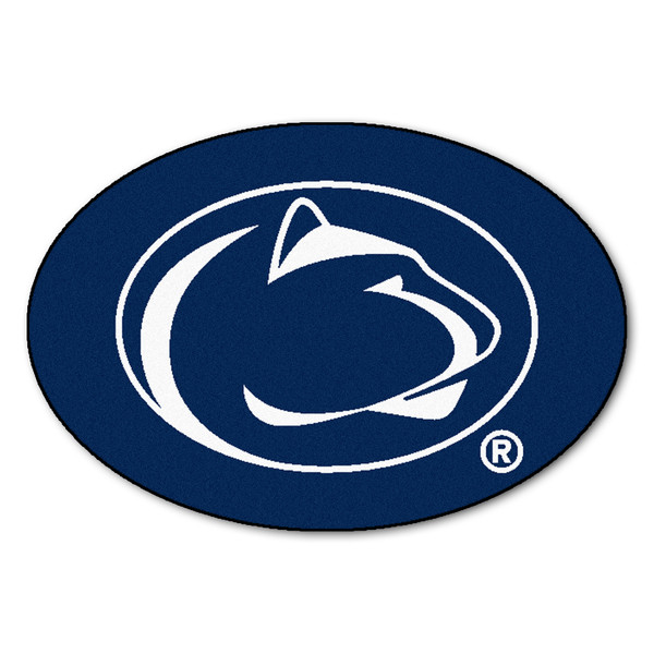 Pennsylvania State University - Penn State Nittany Lions Mascot Mat "Nittany Lion" Logo Navy