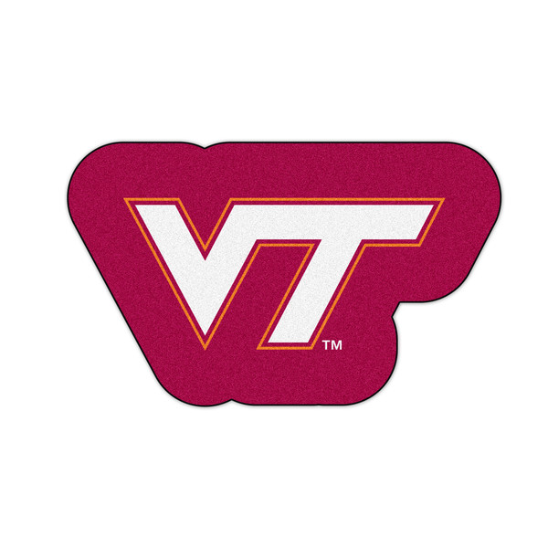 Virginia Tech - Virginia Tech Hokies Mascot Mat VT Primary Logo Maroon