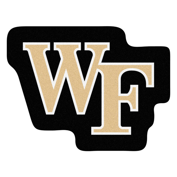 Wake Forest University - Wake Forest Demon Deacons Mascot Mat "Demon Deacon" Logo Gold