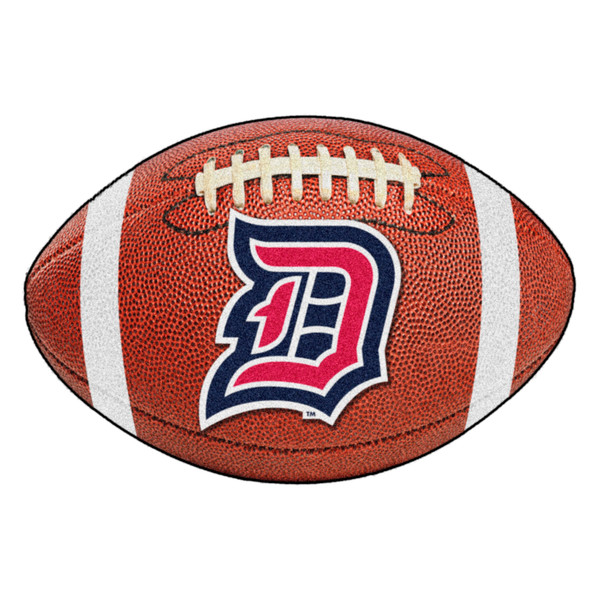 Duquesne University - Duquesne Duke Football Mat "Stylized D & Wordmark" Logo Brown