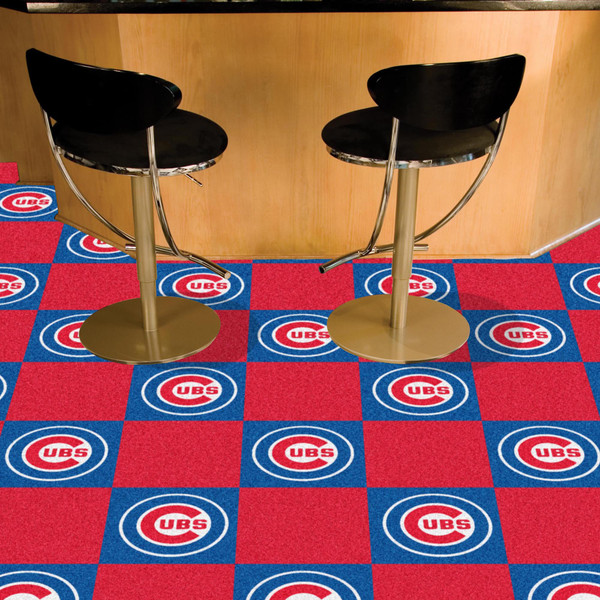 MLB - Chicago Cubs Team Carpet Tiles 18"x18" tiles