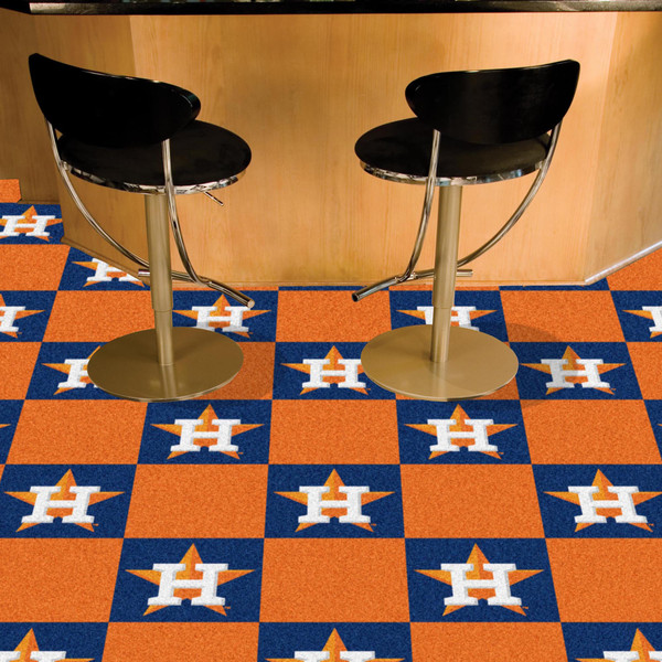 MLB - Houston Astros Team Carpet Tiles 18"x18" tiles