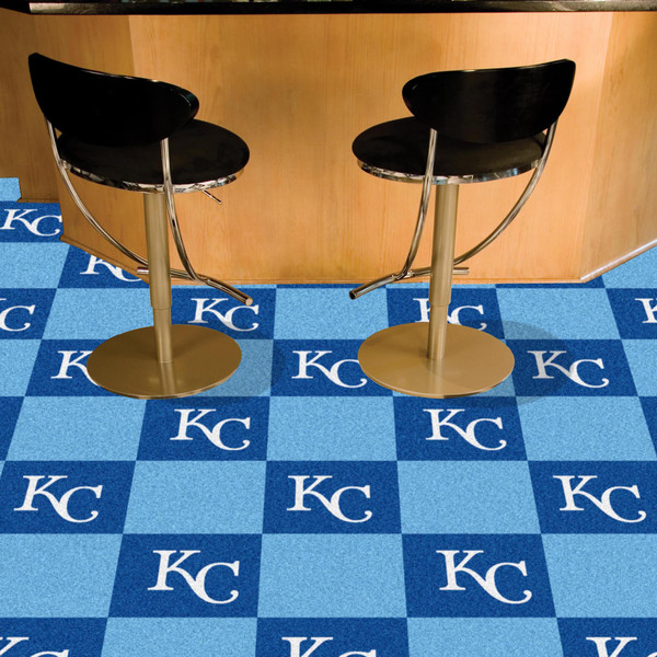 MLB - Kansas City Royals Team Carpet Tiles 18"x18" tiles