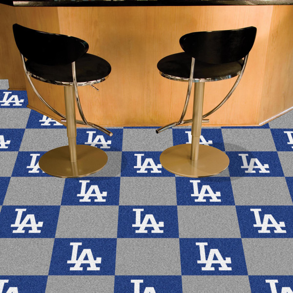MLB - Los Angeles Dodgers Team Carpet Tiles 18"x18" tiles