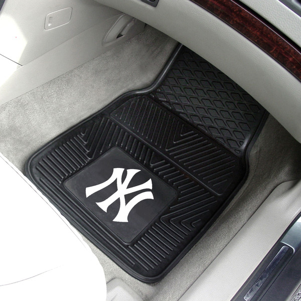 MLB - New York Yankees 2-pc Vinyl Car Mat Set 17"x27"