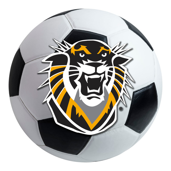 Fort Hays State University - Fort Hays State Tigers Soccer Ball Mat "Tiger" White