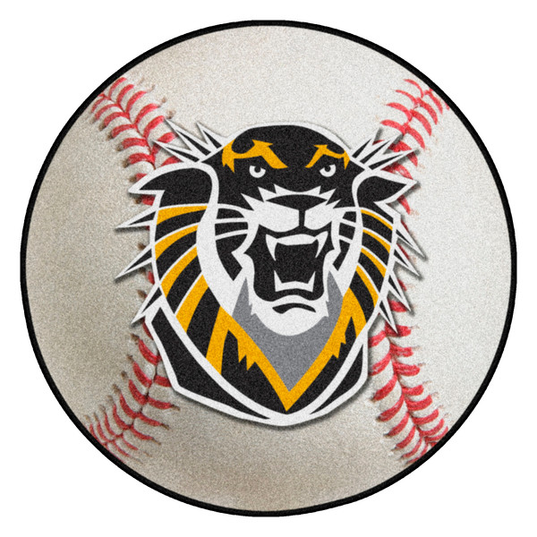 Fort Hays State University - Fort Hays State Tigers Baseball Mat "Tiger" White