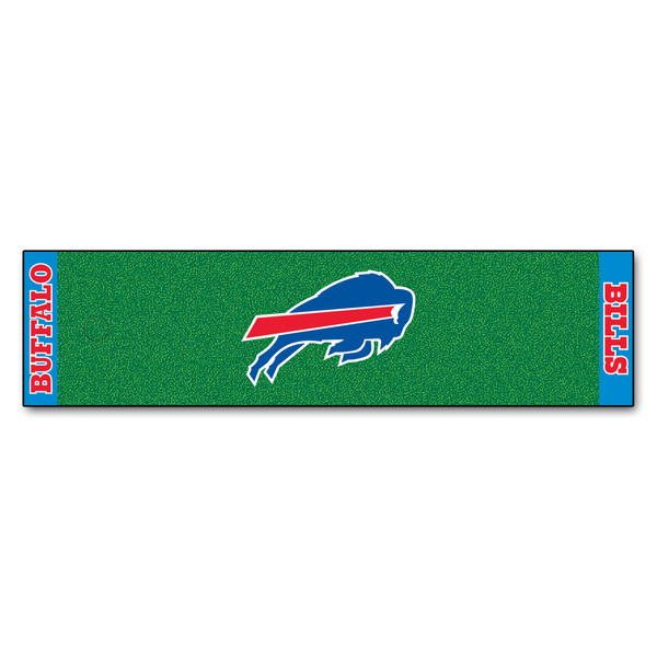 Buffalo Bills Putting Green Mat Buffalo Primary Logo Green