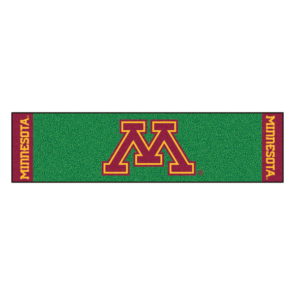 University of Minnesota - Minnesota Golden Gophers Putting Green Mat Block M Primary Logo Green