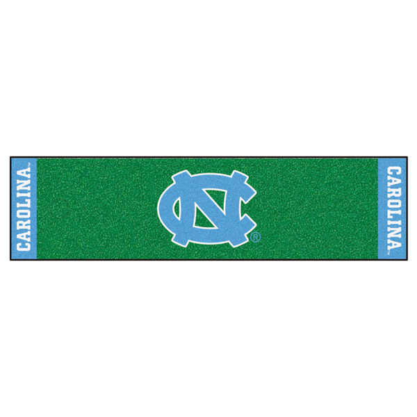 University of North Carolina at Chapel Hill - North Carolina Tar Heels Putting Green Mat "NC" Logo Green