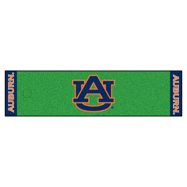 Auburn University - Auburn Tigers Putting Green Mat AU Primary Logo Green