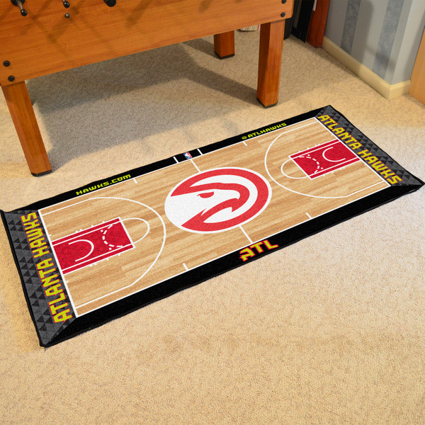 NBA - Atlanta Hawks NBA Court Large Runner 29.5x54