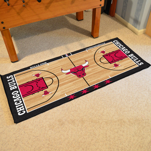 NBA - Chicago Bulls NBA Court Large Runner 29.5x54