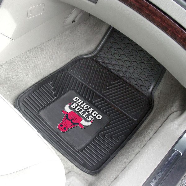 NBA - Chicago Bulls 2-pc Vinyl Car Mat Set 17"x27"