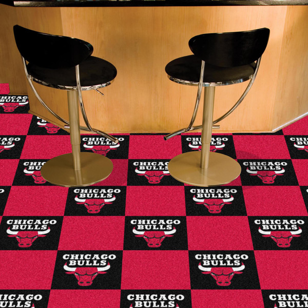 NBA - Chicago Bulls Team Carpet Tiles 18"x18" tiles