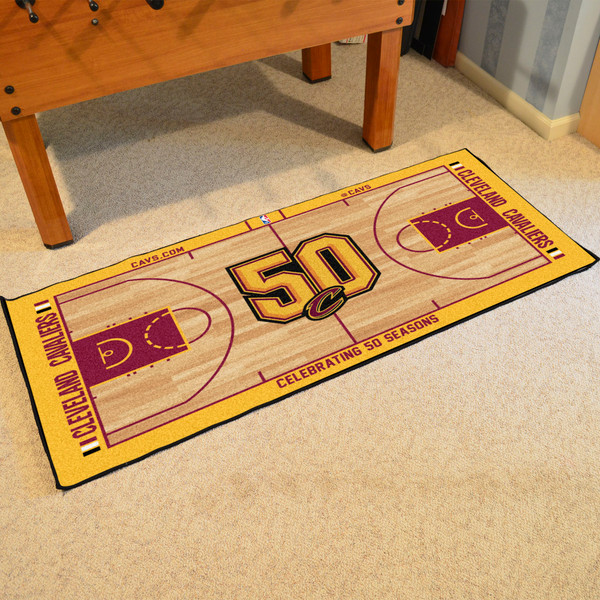 NBA - Cleveland Cavaliers NBA Court Large Runner 29.5x54