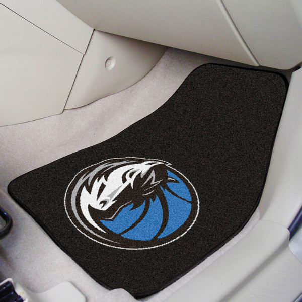 NBA - Dallas Mavericks 2-pc Carpet Car Mat Set 17"x27"
