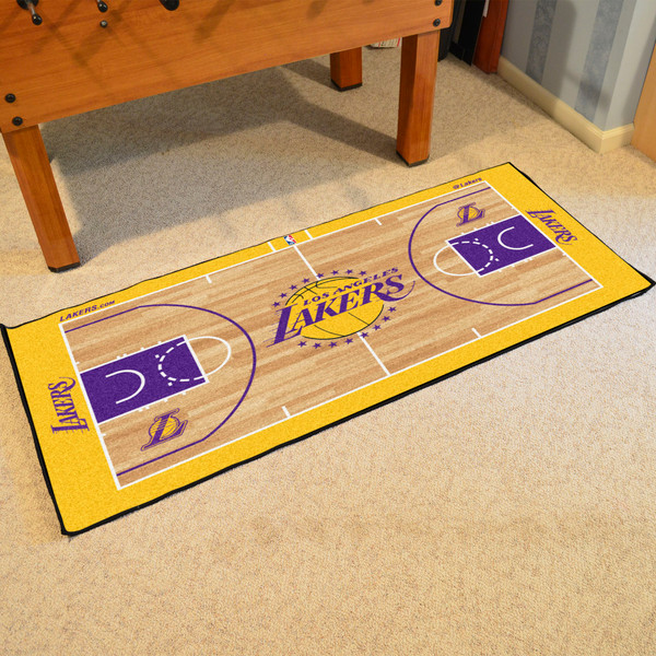 NBA - Los Angeles Lakers NBA Court Large Runner 29.5x54