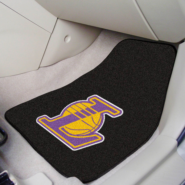 NBA - Los Angeles Lakers 2-pc Carpet Car Mat Set 17"x27"