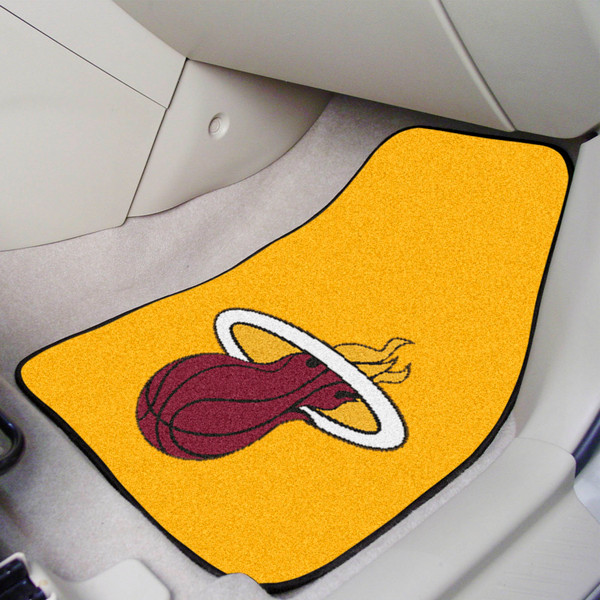NBA - Miami Heat 2-pc Carpet Car Mat Set 17"x27"