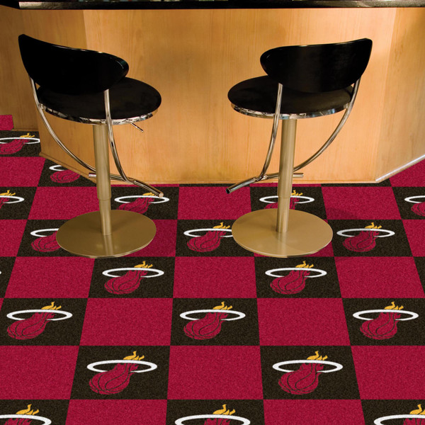 NBA - Miami Heat Team Carpet Tiles 18"x18" tiles