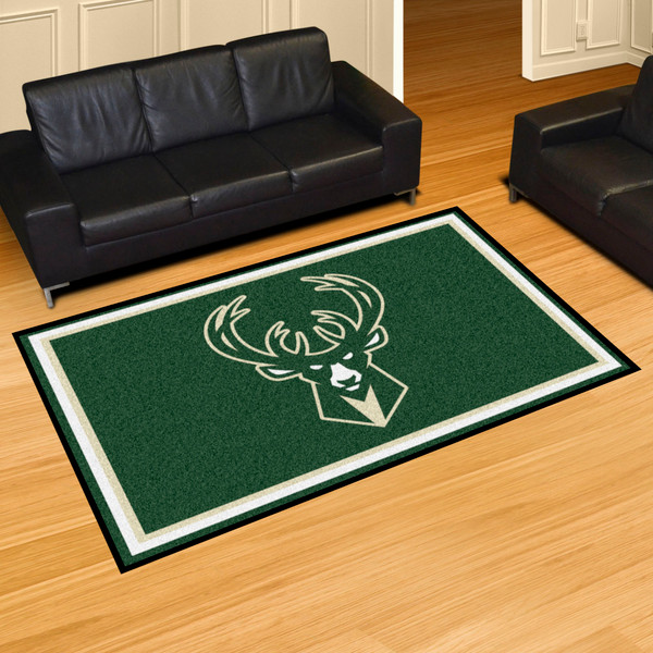 NBA - Milwaukee Bucks 5x8 Rug 59.5"x88"