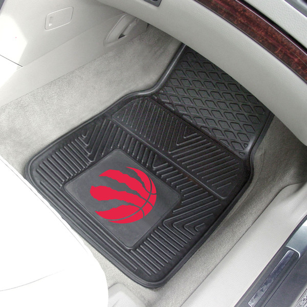 NBA - Toronto Raptors 2-pc Vinyl Car Mat Set 17"x27"