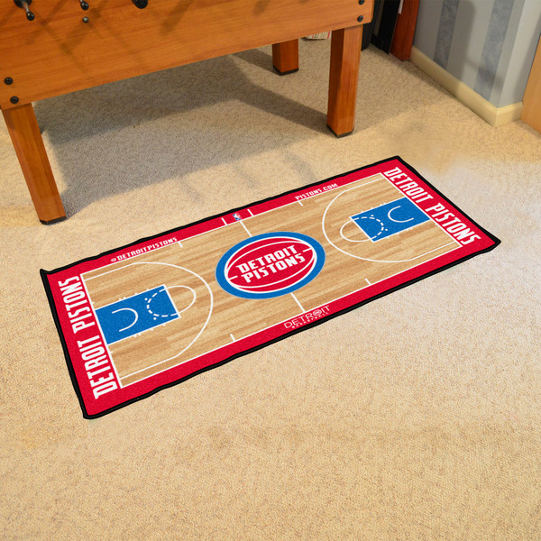 NBA - Detroit Pistons NBA Court Runner 24x44