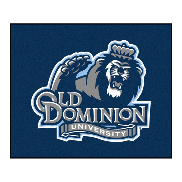 Old Dominion University - Old Dominion Monarchs Tailgater Mat "Lion & Wordmark" Logo Blue