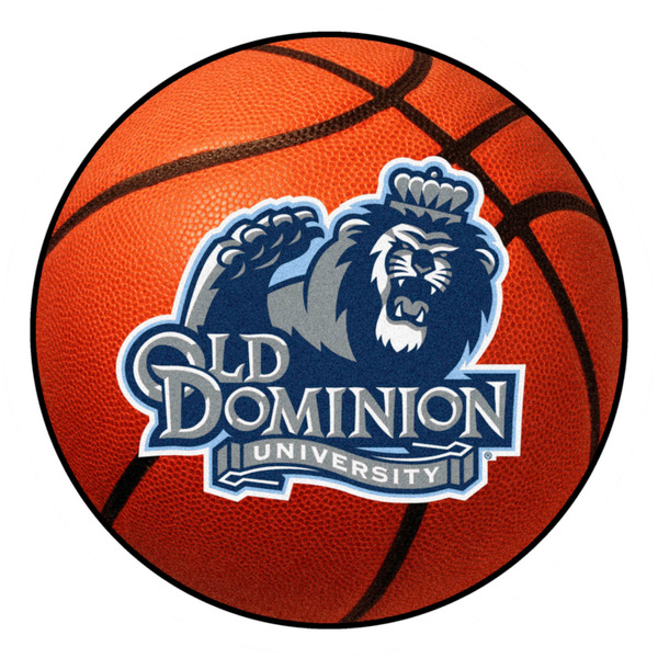 Old Dominion University - Old Dominion Monarchs Basketball Mat "Lion & Wordmark" Logo Orange