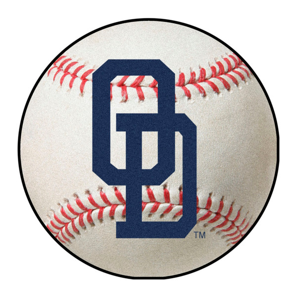 Old Dominion University - Old Dominion Monarchs Baseball Mat "OD" Alternate Logo White