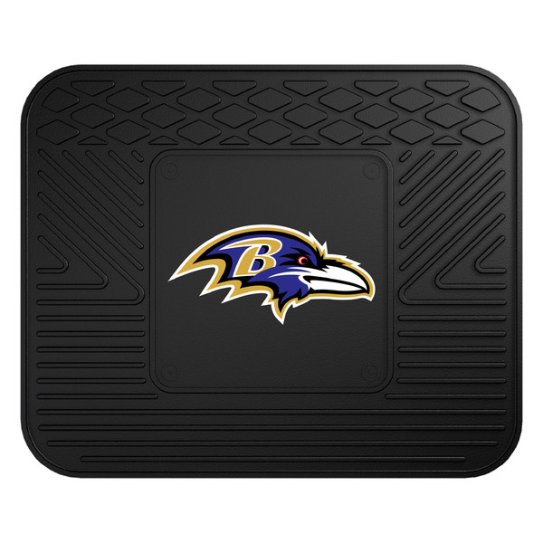 Baltimore Ravens Utility Mat Raven Head Primary Logo Black