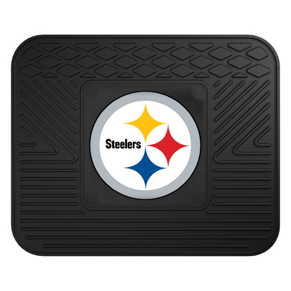 Pittsburgh Steelers Utility Mat Steeler Primary Logo Black