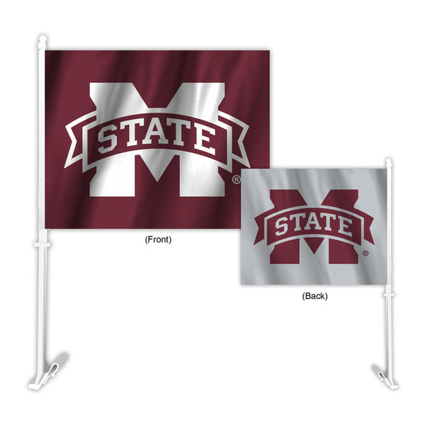 Mississippi State Bulldogs Flag Car Style Home-Away Design