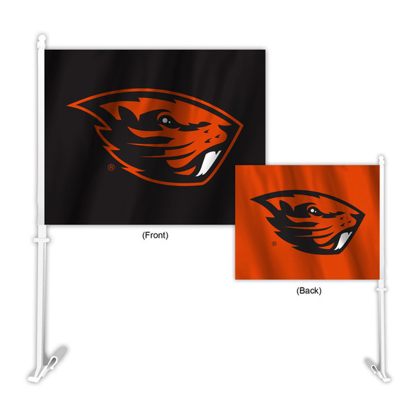 Oregon State Beavers Flag Car Style Home-Away Design