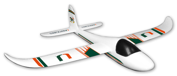 Miami Hurricanes Glider Airplane