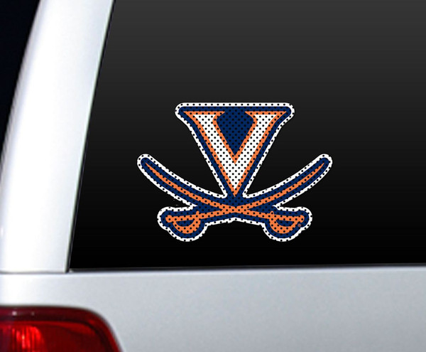 Virginia Cavaliers Die-Cut Window Film - Large